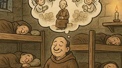 Dowcip: mnich mówi o skromności...