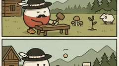 Dowcip: Góral pracuje na tempo: raz...